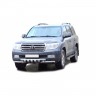 Защита переднего бампера «Труба двойная» Люкс (d63,5) для Toyota Land Cruiser 200 (2007-2011)(Окрашенное) купить недорого с доставкой в Нижний-Новгород
