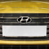Защита радиатора "Standart" Hyundai Elantra (2015-2019) чёрная купить недорого с доставкой в Нижний-Новгород