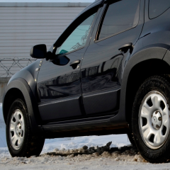 Молдинги дверей №2 "КАРТ" для Renault Duster рестайлинг (с комплектацией)