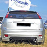 Диффузор заднего бампера "Sport" для Ford Focus 2 (хэтчбек) 3-5D (2004-2008) купить недорого с доставкой в Нижний-Новгород