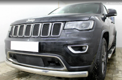 Защита радиатора "Standart" Jeep Grand Cherokee (2018-н.в.) верх, чёрная