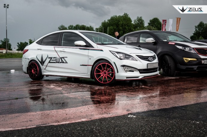 Аэродинамический обвес "ZEUS" Hyundai Solaris 2015-н.в. Рестайлинг купить недорого с доставкой в Нижний-Новгород