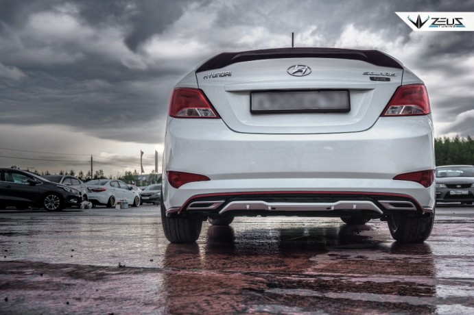 Аэродинамический обвес "ZEUS" Hyundai Solaris 2015-н.в. Рестайлинг купить недорого с доставкой в Нижний-Новгород