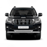 Защита переднего бампера двойная d63/63мм (НПС) TOYOTA LAND CRUISER PRADO 150 (2017-н.в.) купить недорого с доставкой в Нижний-Новгород