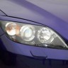 Накладки на фары (реснички) короткие var №1 для Mazda 3 Hatchback (2004-2009) купить недорого с доставкой в Нижний-Новгород