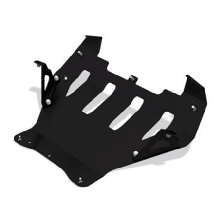 Защита двигателя под стационарный кронштейн лебедки для Chevrolet Niv@ (Сталь 3 мм), не окрашенная купить недорого с доставкой в Нижний-Новгород