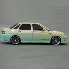 Накладки на пороги &quot;AVR-Аврора&quot; для B@3 2110, 2111, 2112 (Стеклопластик)